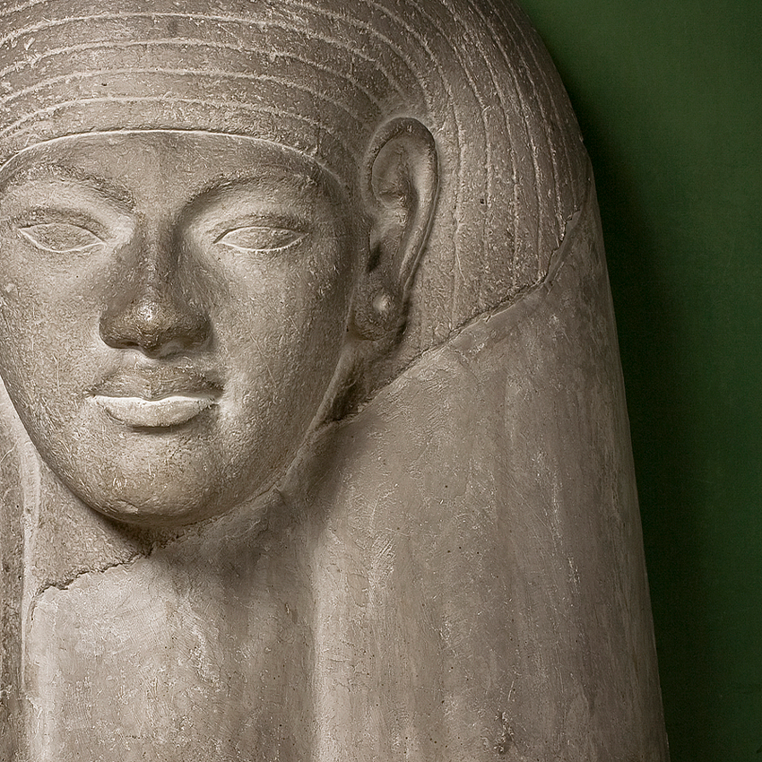 Afstøbning af egyptisk dronning fra sarkofag