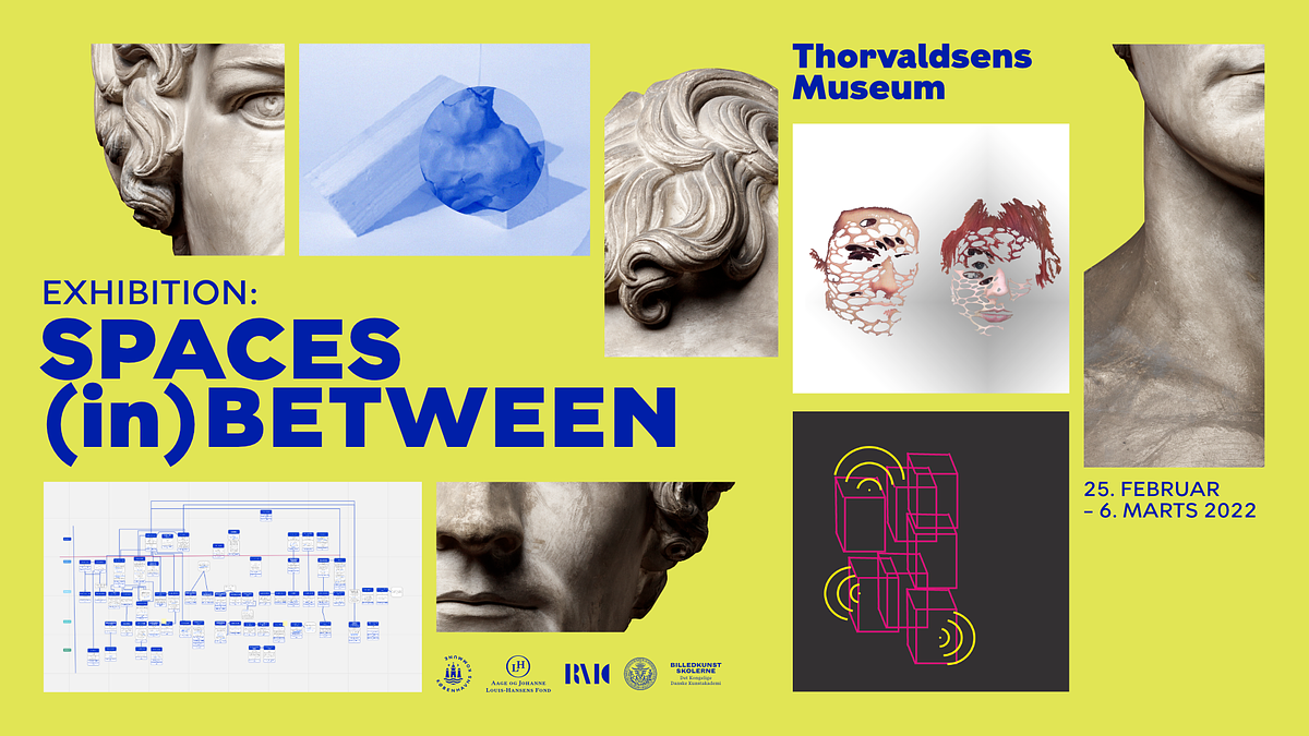 Banner til særudstillingen Spaces in Between