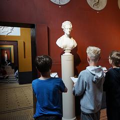 Skulptur, portræt og tegneøvelser