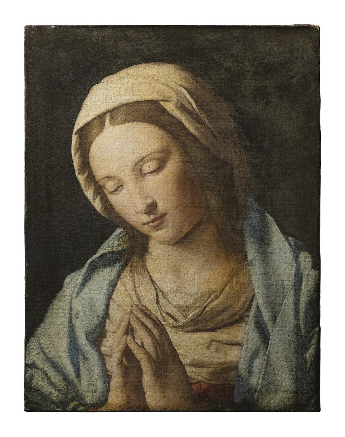 Portrætmaleriet Maria bedende fra Thorvaldsens samling